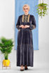 Wholesale  High neck velvet abaya