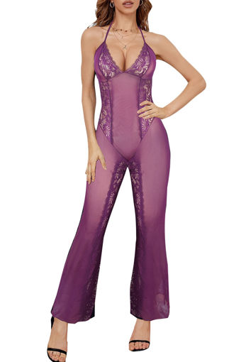 Wholesale  purple jumpsuit 
