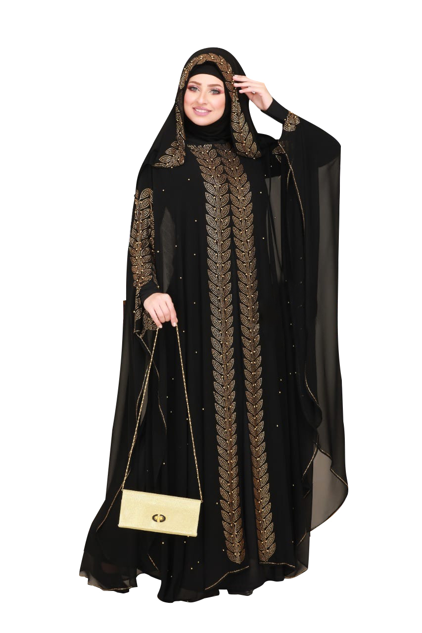 Chic chiffon abaya